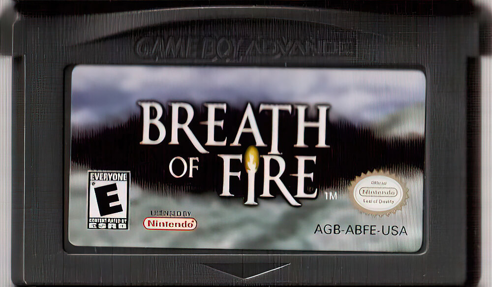 Лицензионный картридж Breath of Fire для Game Boy Advance